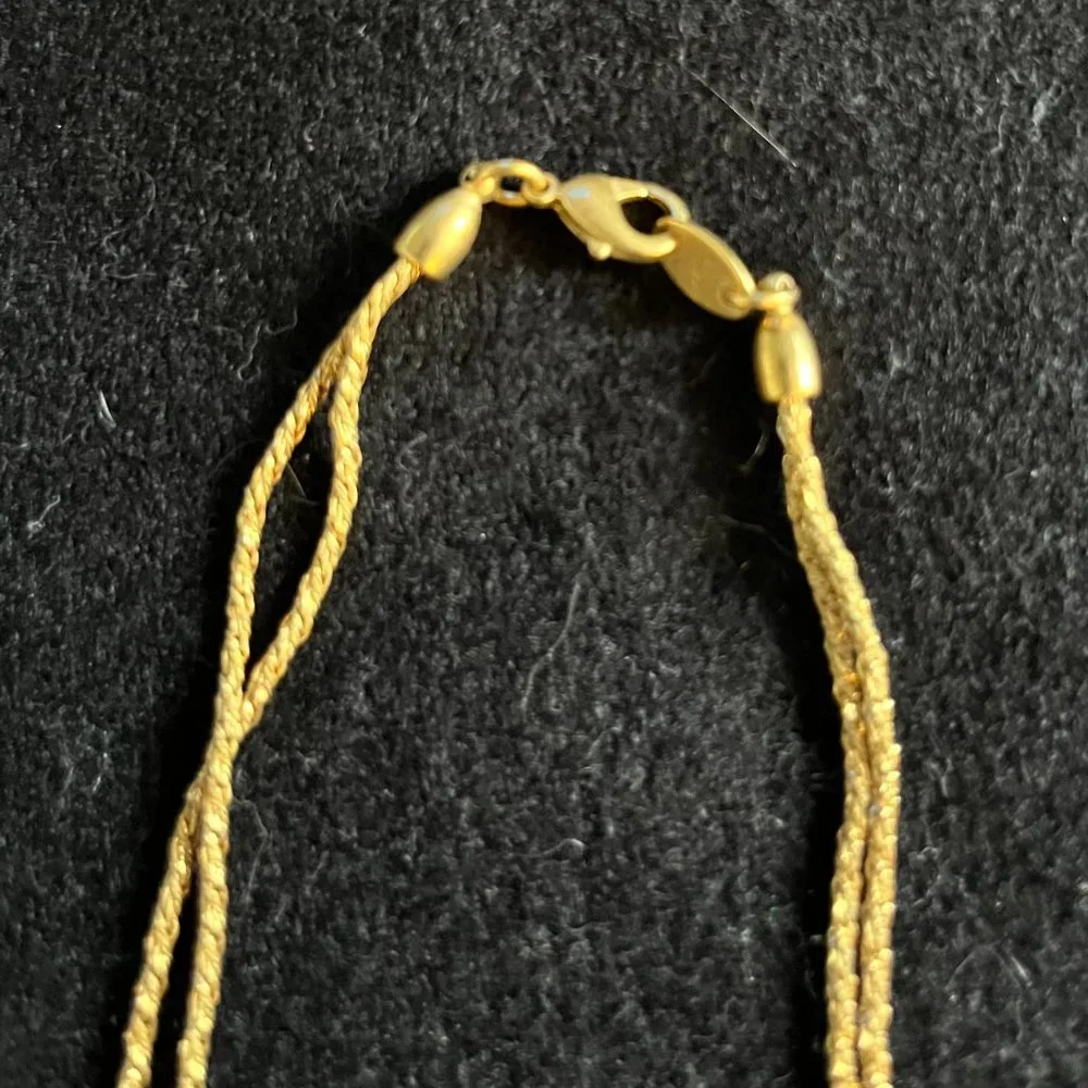 Vintage Avon Gold Tone ‘Twisted Chain’ w/ Knots Necklace - Picture 4 of 5